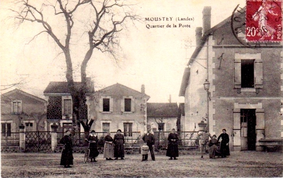 Moustey (Landes) - La Poste 3