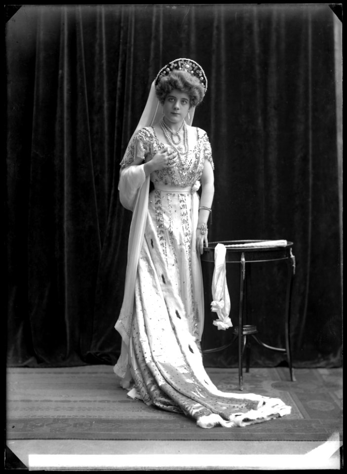Maud Keyser in Dollarprinsessan at Oscarsteatern 1908 - SMV - GK012