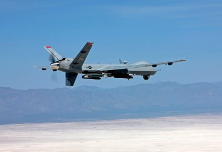 MQ-9 inflight over White Sands Missile Range, NM