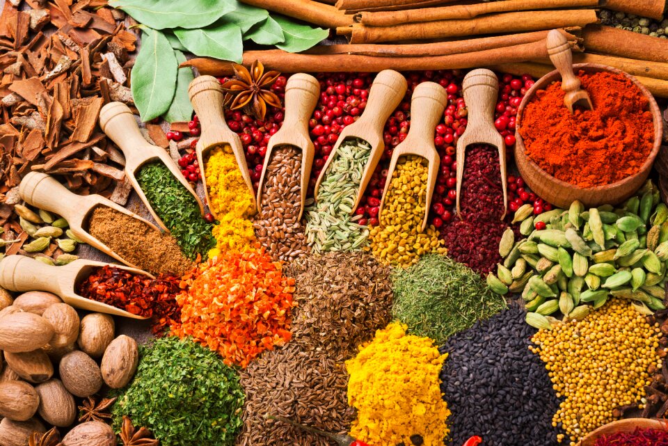 Spices pepper taste