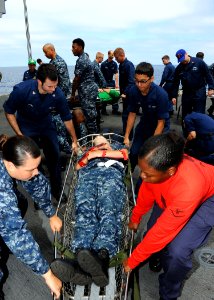 Mass-casualty exercise 130912-N-EC099-047