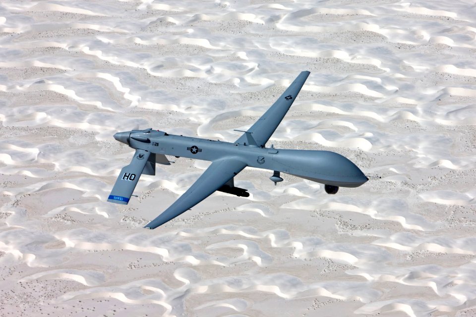 MQ-1 inflight over White Sands Missile Range, NM-3