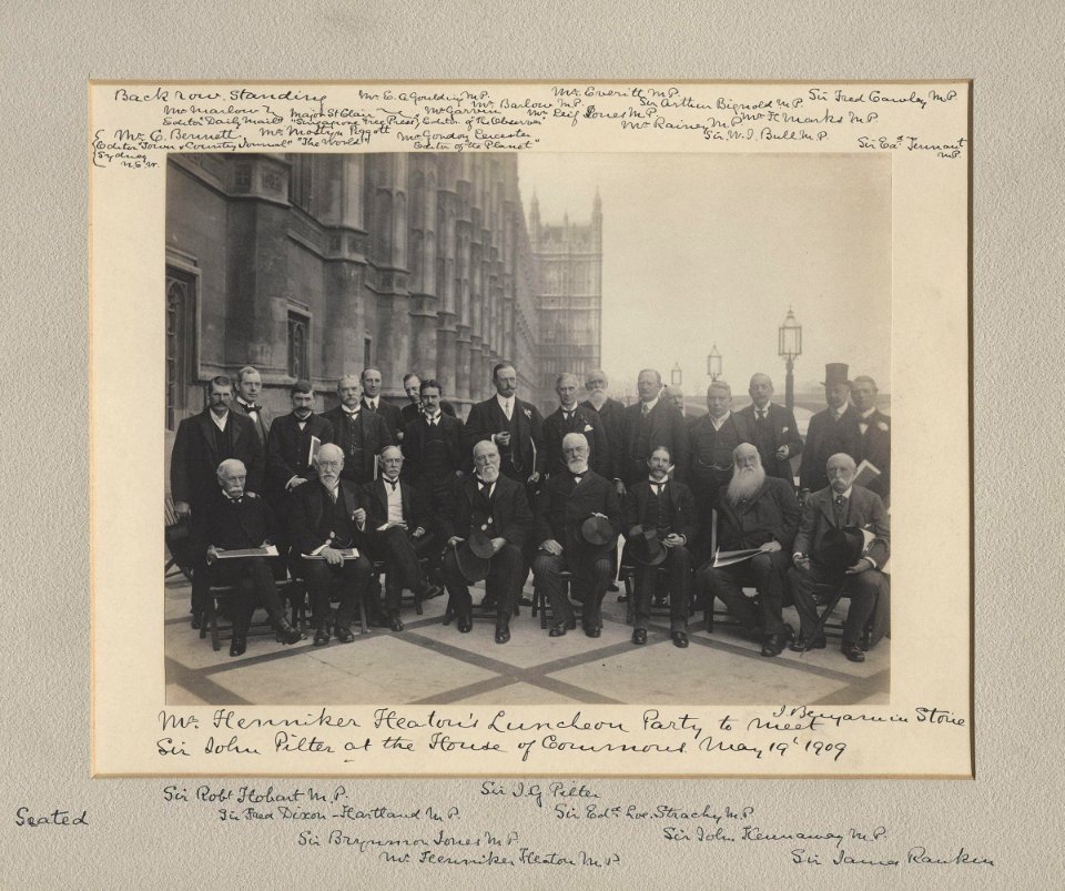 Mr Henniker Heaton's Luncheon Party to meet Sir John Pilter by Sir (John) Benjamin Stone