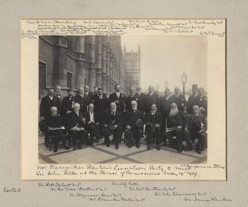Mr Henniker Heaton's Luncheon Party to meet Sir John Pilter by Sir (John) Benjamin Stone