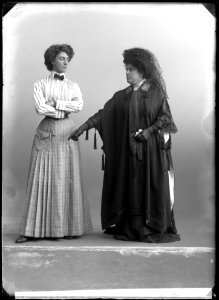 Mrs Warrens yrke, Svenska teatern 1908. Rollporträtt - SMV - SvT066