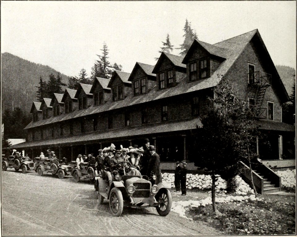 MRNP — The original 1906 National Park Inn, destroyed by fire in 1926