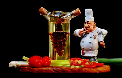 Oil tomatoes onions