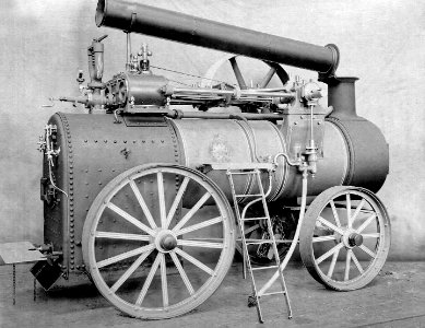 Messrs. Robey & Co Ltd, Lincoln portable compound engine 1890s photo