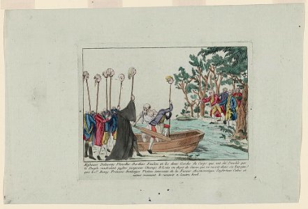 Messieurs Delaunay, Flexelles, Berthier, Foulon, et les deux Gardes du Corps qui ont été decolés par le peuple, voudraient passer jusqu'aux Champs Eliseés en depit de Caron qui ne recoit LCCN2004679083