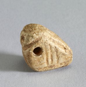 Mesopotamian - Owl Amulet - Walters 421453 - Left Side photo