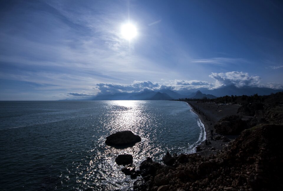 Marine beach landscape