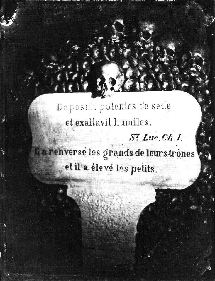 Nadar - Catacombes de Paris - NPS 20
