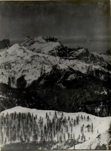 Panorama, (7. Teilbild zu WK1 ALB82 24324a) Monte Sief, Col di Lana, Crap di Pestort. Standpunkt, Pizazz. (BildID 15629642)