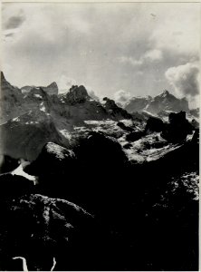 Panorama (5.Teilbild zu WK1 ALB082 24323a) 3 Zinnen, Misurina, Piano. Standpunkt, Schwabenalpenkopf. (BildID 15629572)