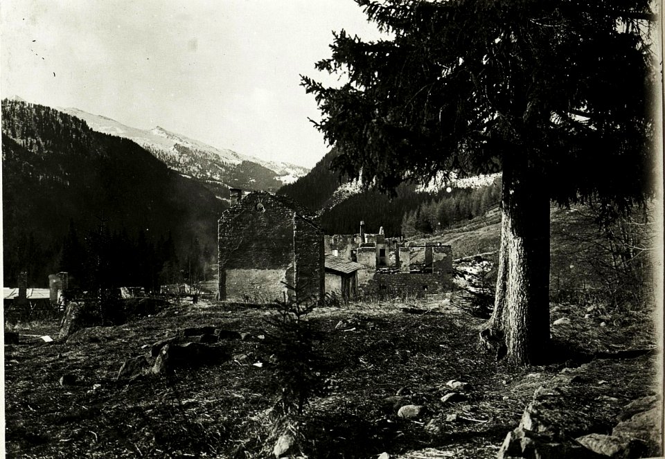 Paneveggio, Zerstörungen in Paneeggio. (BildID 15429223)