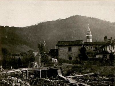 Paluzza mit gesprengter Brücke. (BildID 15508284)