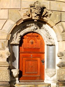 Old door house entrance historically