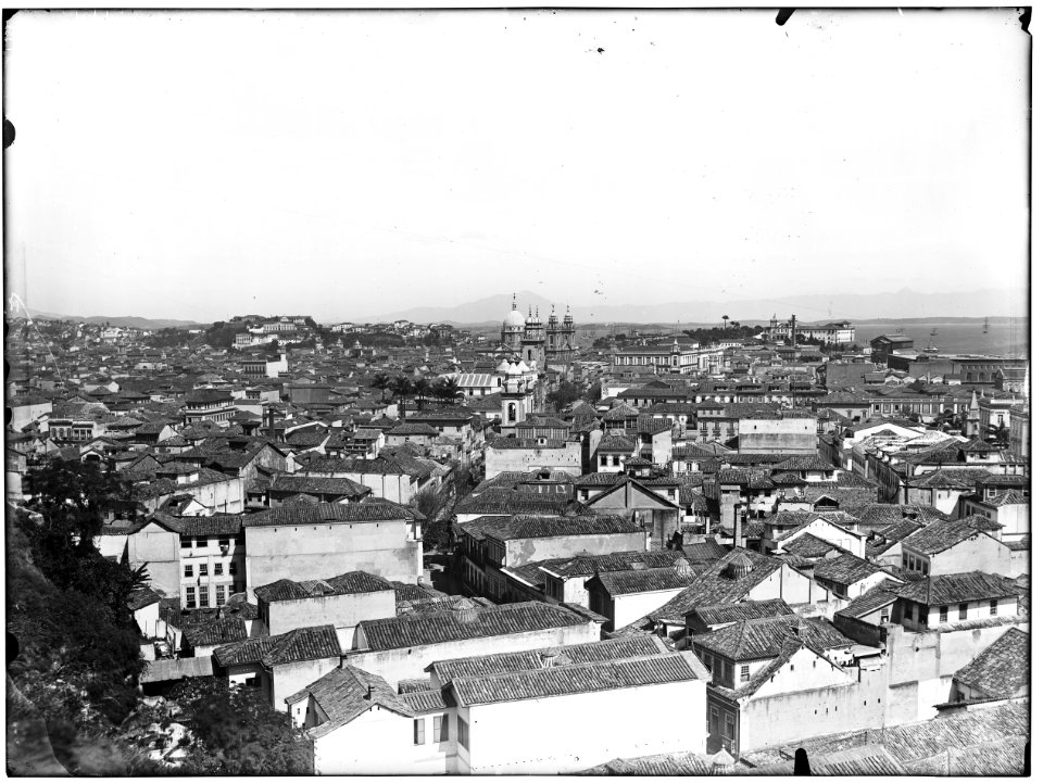 Panorama do centro do Rio de Janeiro a partir do Morro do Castelo - 5