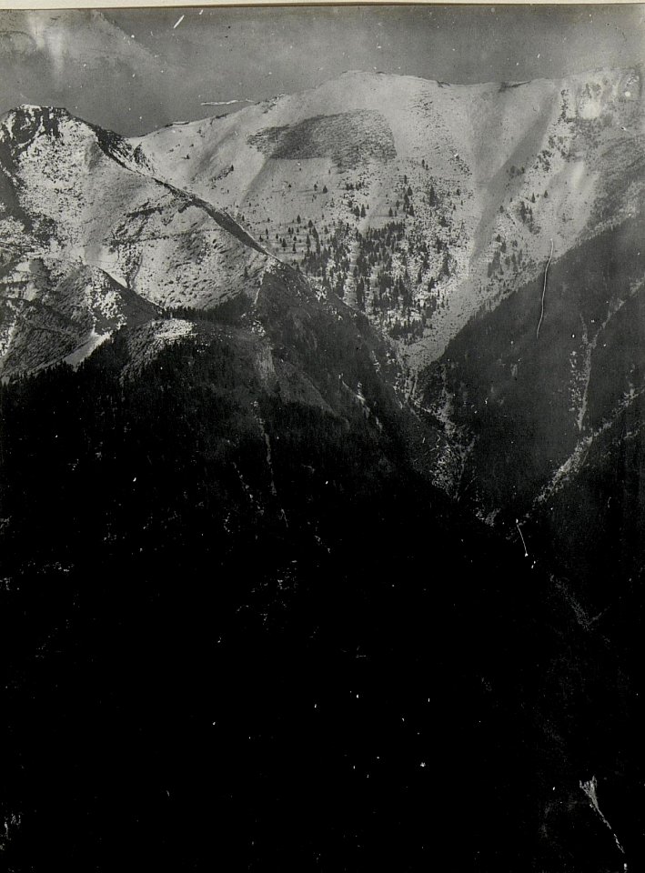 Panorama, Bocco di Saval, Tomeabru, Ledro. Standpunkt, Nozzolo-Stützpunkt. (1. Teilbild = WK1 ALB082 24341a) (BildID 15630083)