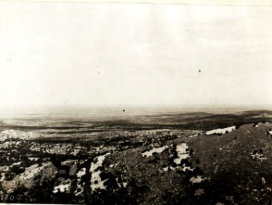 Panorama von Fajti hrib Kote 464 südöstlich von Görz, 11.6.1916. (BildID 15594950)