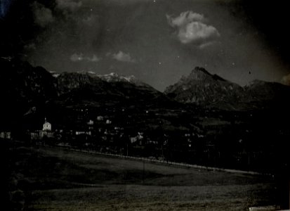Panorama von Feltre. 1km. nordwestlich Kirche Farra.(3. Teilbild zu WK1 ALB085 24942a) (BildID 15641235)