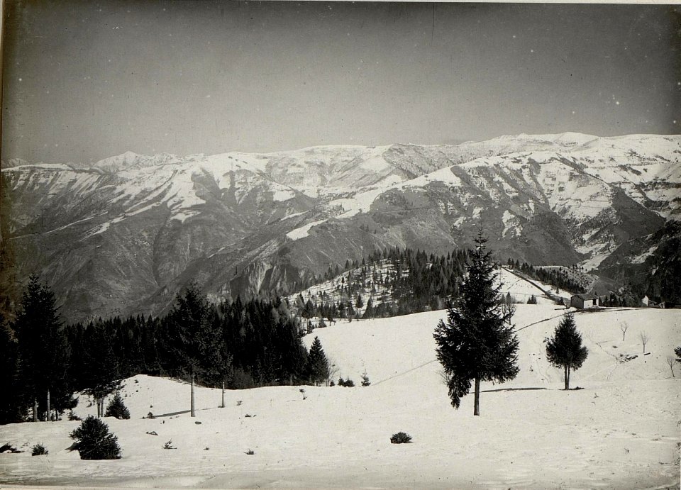 Panorama, Col Tonder. Standpunkt Schallmess-Stand. (1. Teilbild = WK1 ALB083 24408a) (BildID 15633599)