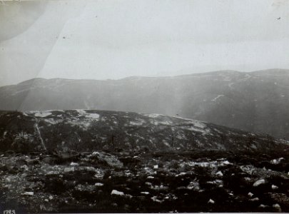 Panorama von Kote 1440 westlich Asolone gegen Südwest. (2. Teilbild zu WK1 ALB087 25423a) (BildID 15647813)