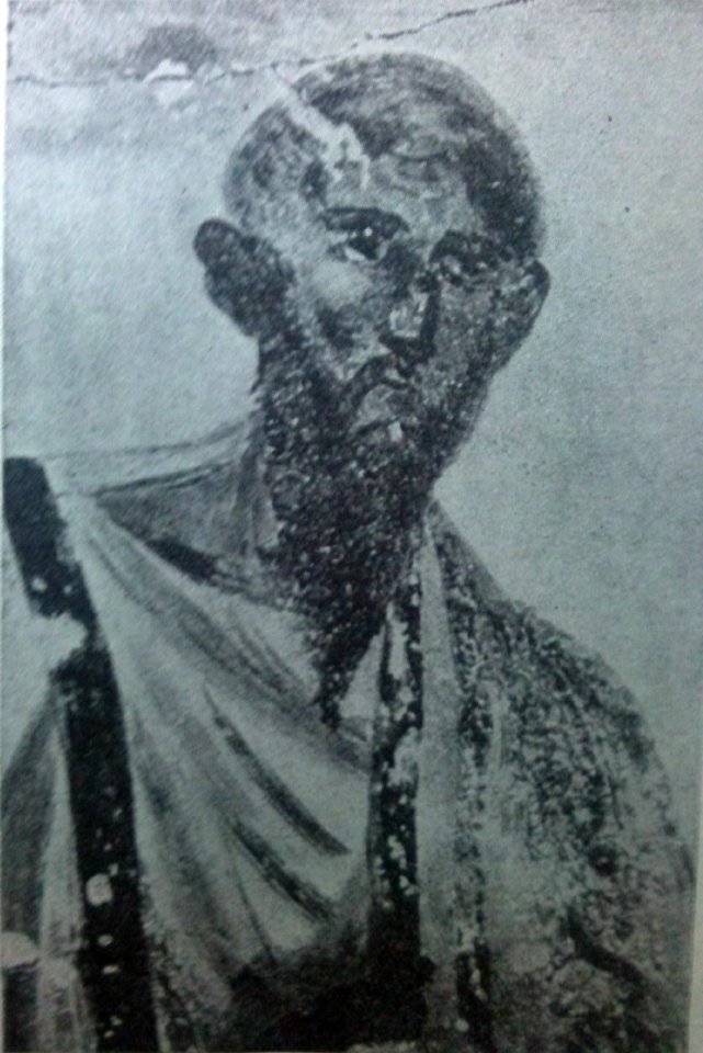 Paolo di Tarso. Affresco Catacomba dei santi Marcellino e Pietro