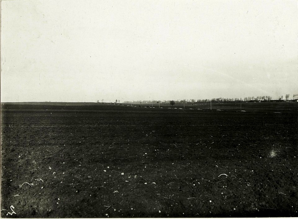 Panorama westlich Petrikau, nördlich Rokszyn. Sicht auf eigene Stellungen beiderseits der Landstraße. (BildID 15588889)