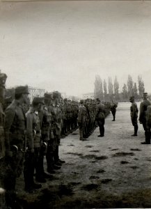 Parade des Infanterieregiments No. 59 vor Kaiser Karl in Trient (BildID 15628669)
