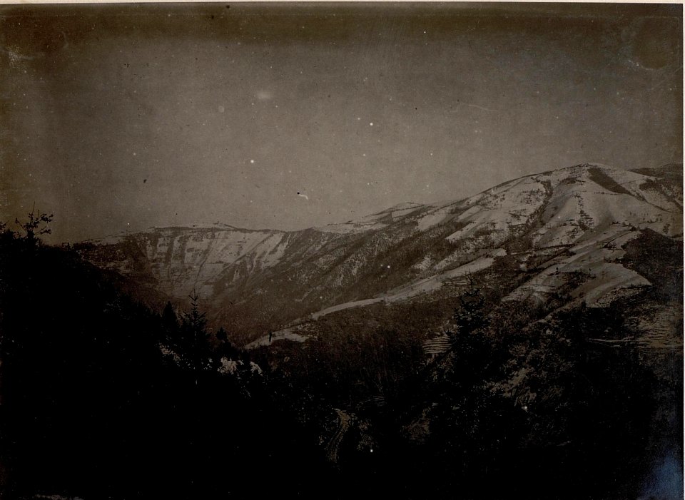 Panorama, Col del Rosso. Standpunkt Monte Spiel. (1. Teilbild = WK1 ALB084 24417a) (BildID 15634807)
