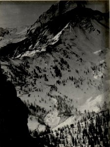 Panorama, Col di Lana, Monte Sief. Standpunkt Sasso di Stria. (3. Teilbild zu WK1 ALB82 24333a) (BildID 15629824)