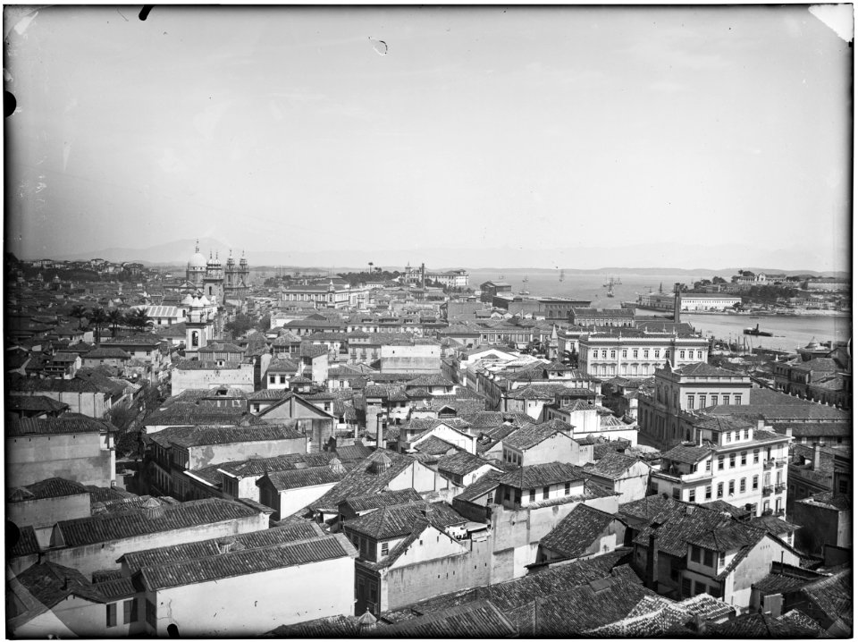 Panorama do centro do Rio de Janeiro a partir do Morro do Castelo - 1