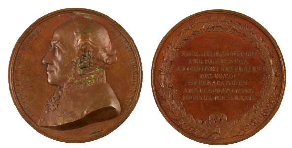 Penning ter ere van Michel Henri Godefroi, 30 jaar lid van de Tweede Kamer (1849-1879), objectnr 1216