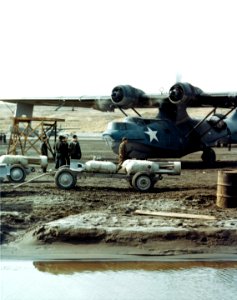 PBY-5A Catalina with bombs at Adak c1943