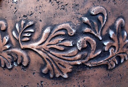 Clay decoration texture
