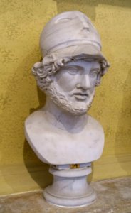 Pericles bust, Roman copy of Greek original - Museo Chiaramonti - Vatican Museums - DSC00868 photo