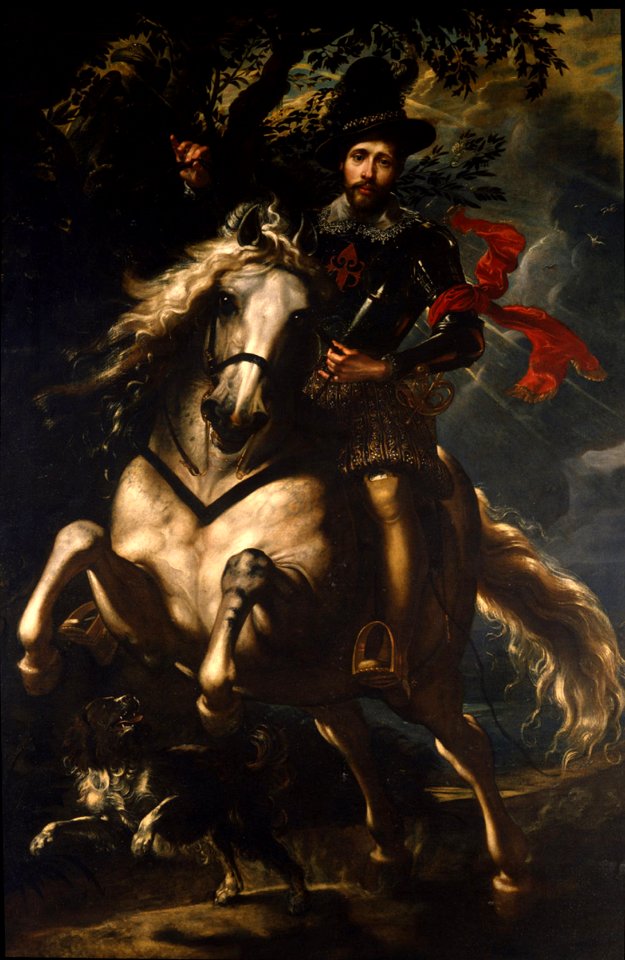 Peter Paul Rubens Ritratto di Giovanni Carlo Doria a cavallo