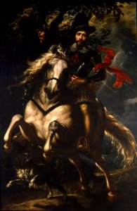 Peter Paul Rubens Ritratto di Giovanni Carlo Doria a cavallo photo
