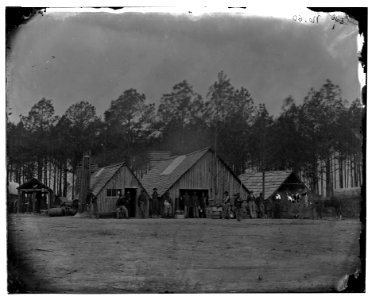 Petersburg, Va. General view of the commissary department, 50th New York Engineers LOC cwpb.03676