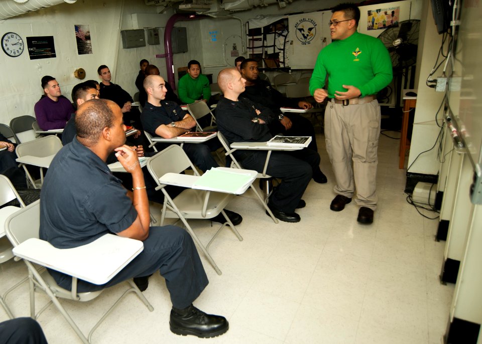 Petty Officer First Class Leadership Course 141030-N-TP834-005