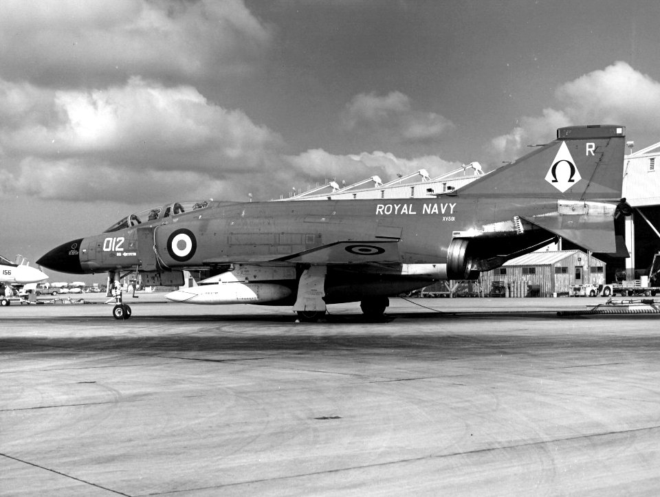 Phantom FG1 of 892 Sqn at NAS Miramar 1975