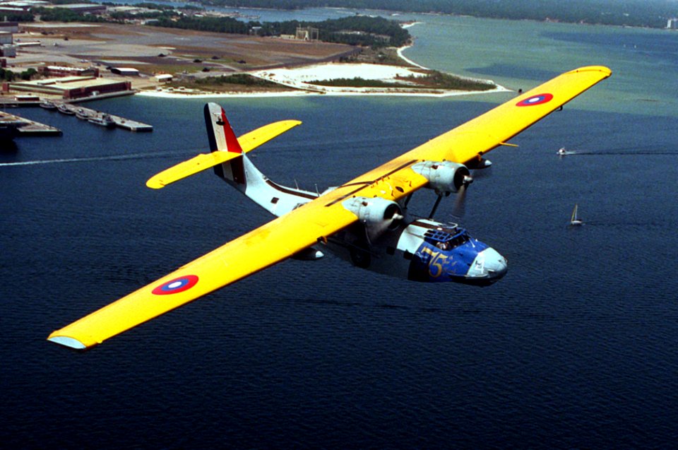 PBY over NAS Pensacola 1986
