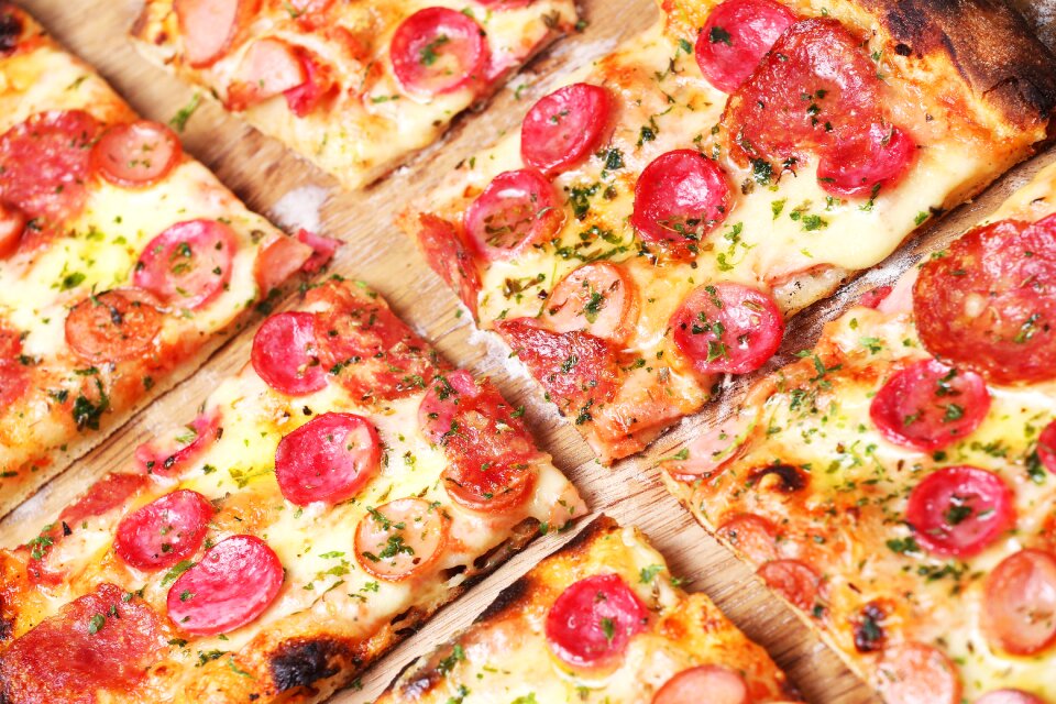Pizza sausages sausage