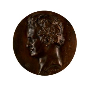 Pierre-Jean David d'Angers - Portrait Medallion of Friedrich Wilhelm Heinrich Alexander von Humboldt (1769-1859) - Walters 54842