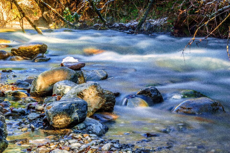 Rock outdoors wet photo