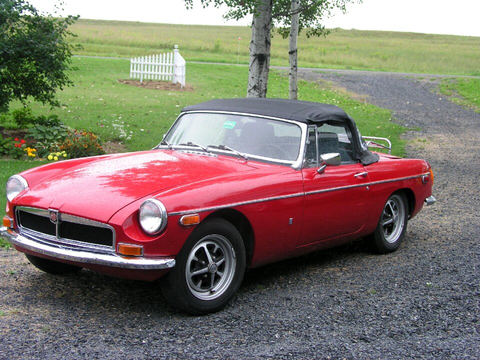 1973 red convertible