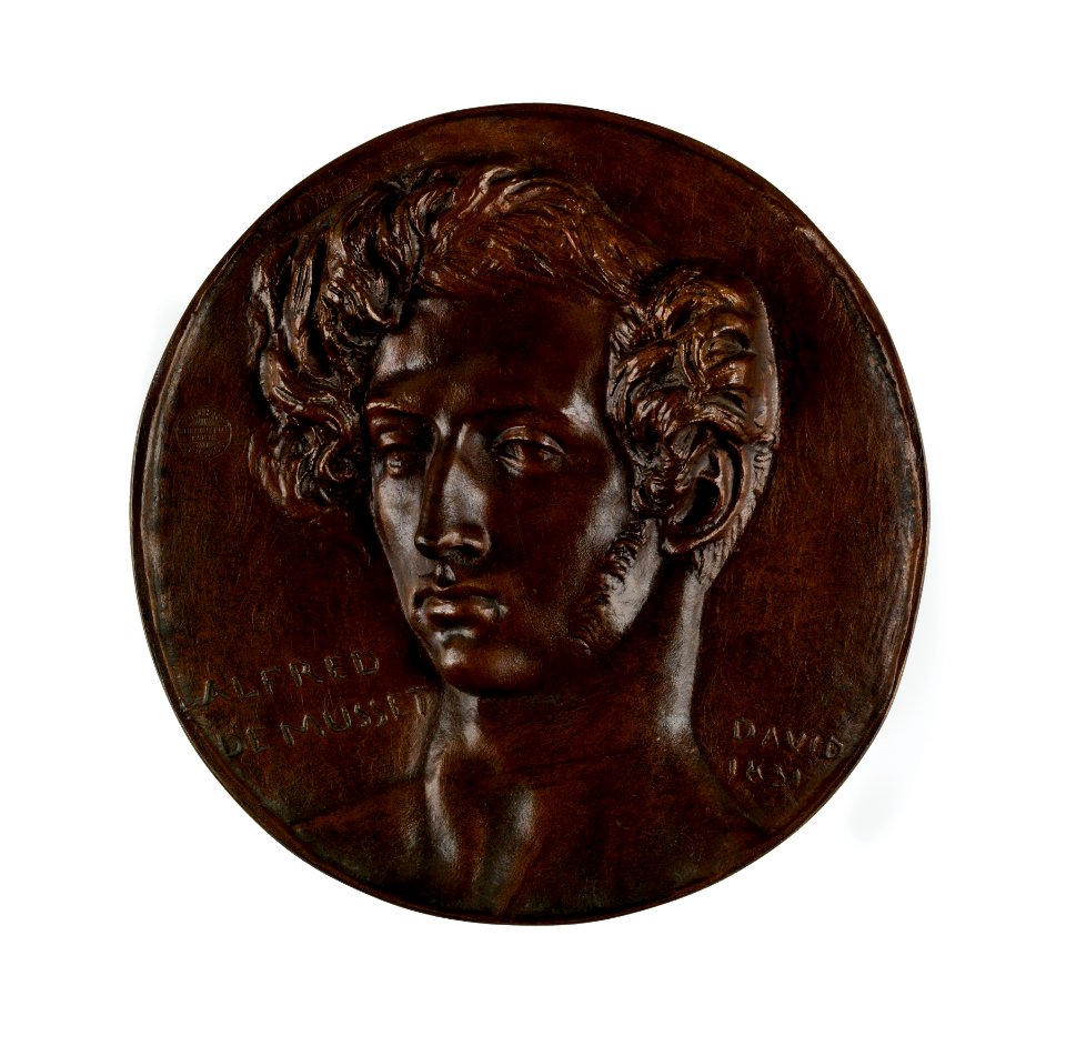 Pierre-Jean David d'Angers - Louis-Charles-Alfred de Musset - Walters 54837