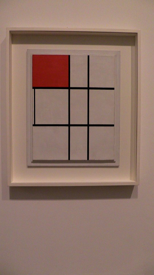 Piet Mondrian - Composition B (No.II) with Red, 1935 (Tate Modern)