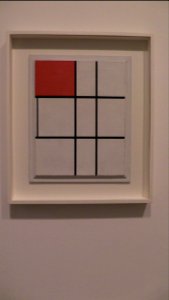 Piet Mondrian - Composition B (No.II) with Red, 1935 (Tate Modern)